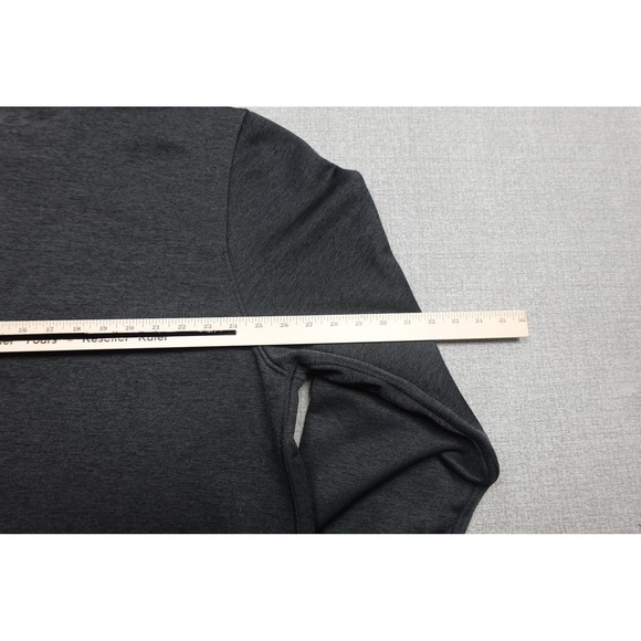 Under Armour ColdGear Quarter Zip Mens 3XLT Gray Fleece Pullover Sweatshirt - Picture 6 of 10